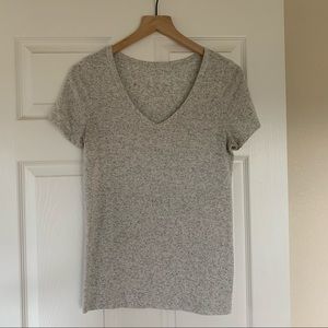 Merona marbled grey v neck tee